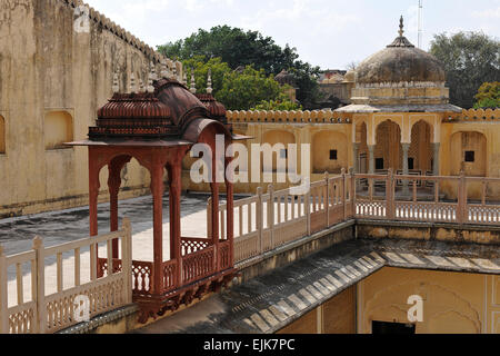 Hawa Mahal, le palais des vents (Traduction Hindi), Jaipur, Rajasthan, Inde Banque D'Images