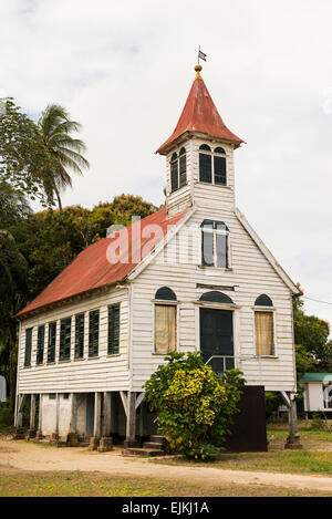 Église en bois, Totness, Coronie district, Suriname Banque D'Images