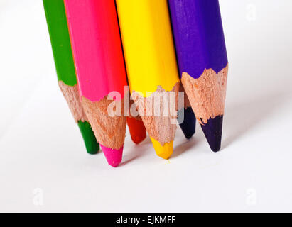 crayons de couleur Banque D'Images