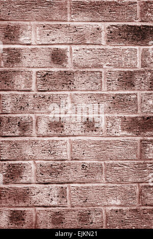 Look Grunge mur de brique en argile brown Banque D'Images