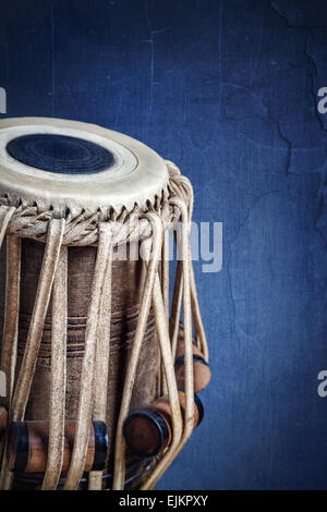 Tabla drum instrument musique classique indienne close up Banque D'Images