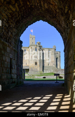 Château de Warkworth Banque D'Images