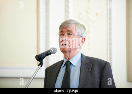 Piers Paul Read au déjeuner littéraire Oldie 18/09/12 Banque D'Images