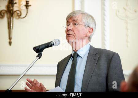 Piers Paul Read au déjeuner littéraire Oldie 18/09/12 Banque D'Images