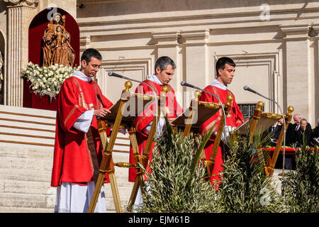 Cité du Vatican, Italie. 29 mars 2015. Le pape François, Dimanche des palmiers - 29 mars 2015 Credit : Realy Easy Star/Alamy Live News Banque D'Images