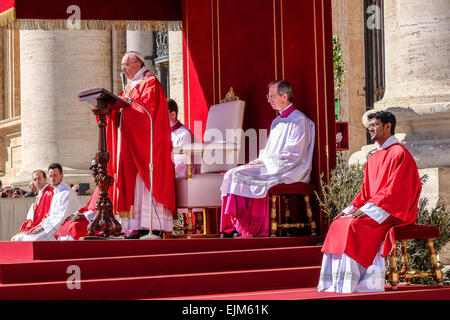 Cité du Vatican, Italie. 29 mars 2015. Le pape François, Dimanche des palmiers - 29 mars 2015 Credit : Realy Easy Star/Alamy Live News Banque D'Images