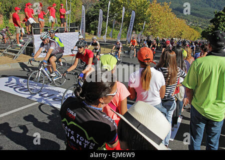 Cape Argus Pick n Pay Cycle Tour Race 2015, Cape Town Banque D'Images