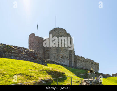 Château de Criccieth, Gwynedd, au nord du Pays de Galles. Banque D'Images