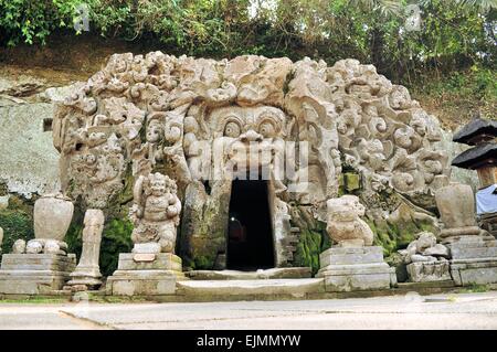 Temple Hindou Goa Gajah, Ubud, Bali, Indonésie Banque D'Images