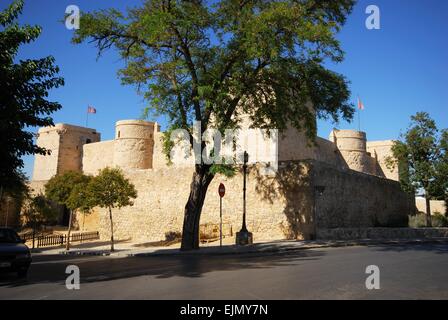 Château de Santiago (Castillo de Santiago), Sanlúcar de Barrameda, Province de Cadix, Andalousie, Espagne, Europe de l'Ouest. Banque D'Images