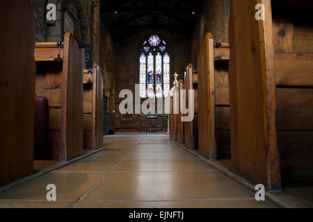 Église Saint Nicolas, Leicester, Leicestershire, Angleterre, RU Banque D'Images