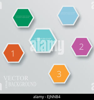 Infographic Template for Business Vector Illustration. EPS10 Banque D'Images