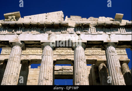 Grèce, Athènes, Acropole, Parthénon Banque D'Images