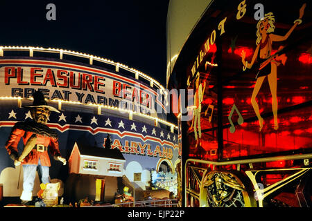 Pleasure Beach, Great Yarmouth, Norfolk. L'Angleterre. UK Banque D'Images