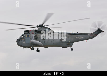 Sea King de la Marine royale l'AsaC7 Hélicoptère, UK Banque D'Images