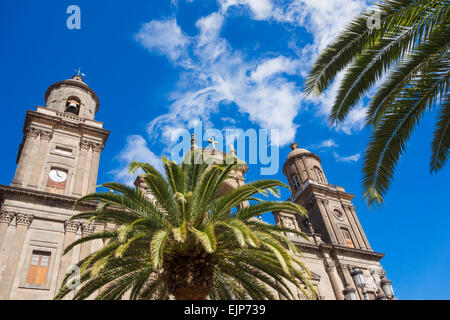 La cathédrale de Santa Ana dans Vegueta, Las Palmas, Gran Canaria, Îles Canaries, Espagne Banque D'Images