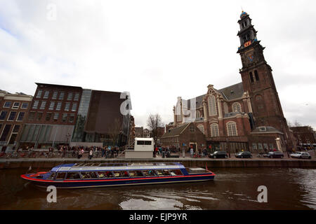 Amsterdam est l'une des plus belles ville d'Europe qui, il rassemblent des milliers de touristes chaque année. Pako Mera Banque D'Images