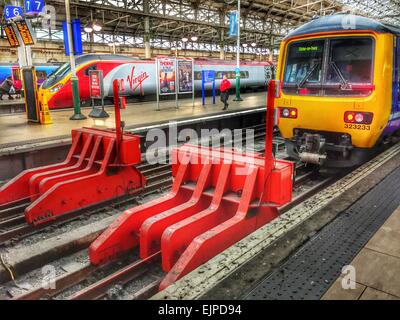 La gare Manchester Piccadilly Banque D'Images