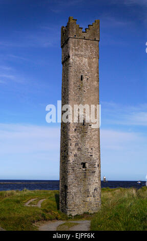 Historique La Tour de la comté de Meath Mornington en Irlande. Banque D'Images