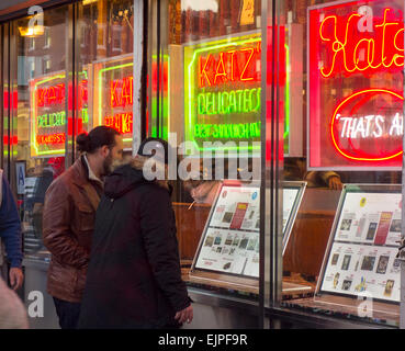 Katz's Delicatessen New York City Banque D'Images