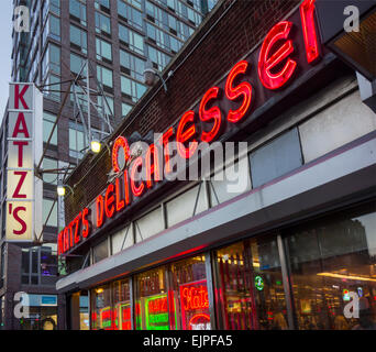 Katz's Delicatessen New York City Banque D'Images