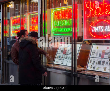 Katz's Delicatessen New York City Banque D'Images