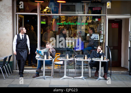 Bar Italia, Soho, Londres Banque D'Images