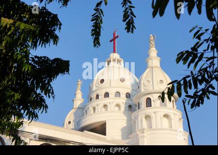 L'Église catholique du Sacré-Cœur à Chennai, Tamil Nadu, Inde du Sud Banque D'Images