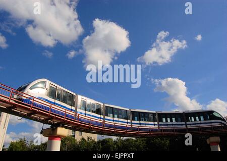 Transport en commun rapide Skytrain Monorail, Moscou, Russie Banque D'Images