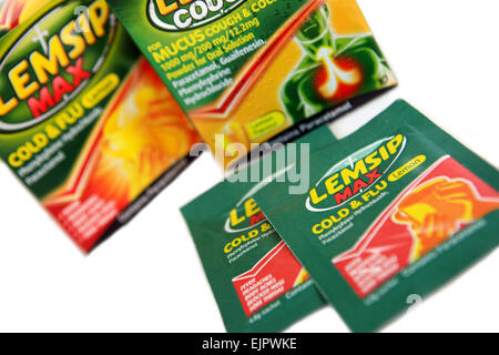 Lemsip rhume et grippe remedy Banque D'Images