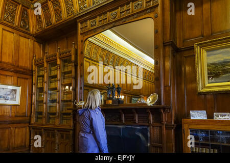 Bradford City Hall, Town Hall ou comme il est connu localement, une vue sur l'intérieur d'une journée de visite Banque D'Images