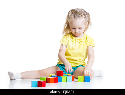 Jeu pour Enfants Jouets en bois Banque D'Images