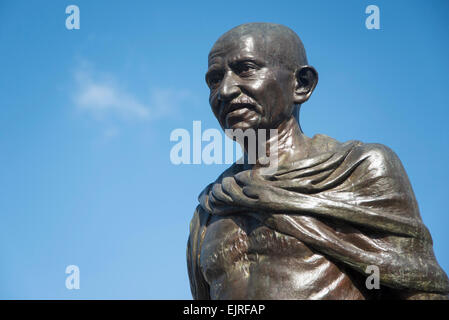 Mahatma Gandhi statue, Paramaribo, Suriname Banque D'Images