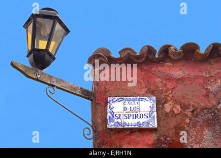 ''Calle de los Suspiros'', le quartier historique de Colonia del Sacramento, Uruguay. Banque D'Images