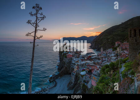 Vernazza, Cinque Terre, ligurie, italie Banque D'Images