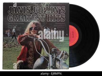 Janis Joplin Greatest Hits album Banque D'Images