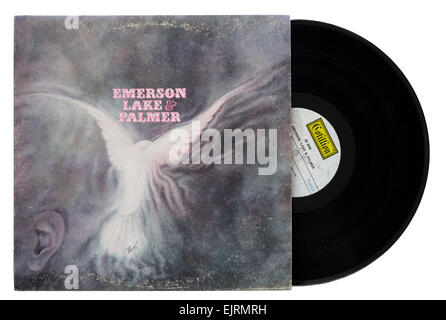 Emerson Lake and Palmer est un album Banque D'Images