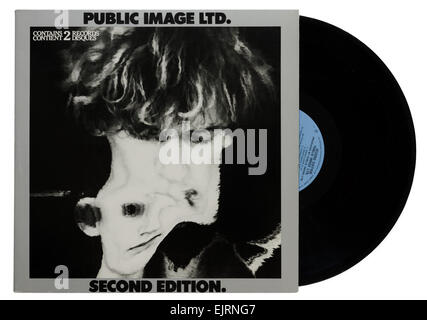 Public Image Ltd Deuxième édition album Banque D'Images