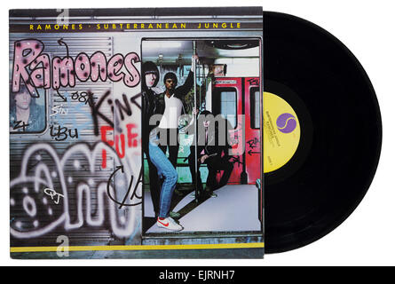 L'album Ramones Jungle souterraine Banque D'Images