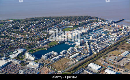 Poritishead Bristol, Angleterre du Sud-Ouest, Royaume-Uni Banque D'Images