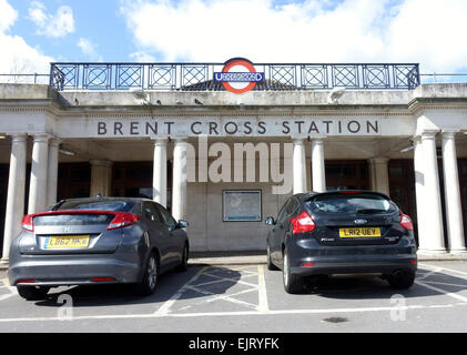 La station de métro Brent Cross sur la ligne Nord, Londres Banque D'Images