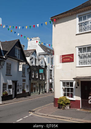 L'ancienne Stannary Town d'Ashburton, Devon, Angleterre Banque D'Images