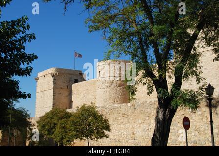 Château de Santiago (Castillo de Santiago), Sanlúcar de Barrameda, Province de Cadix, Andalousie, Espagne, Europe de l'Ouest. Banque D'Images