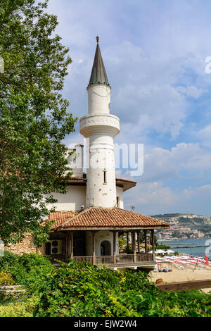 Le Palais de Balchik, l'accueil de la reine Marie de Roumanie, pendant l'occupation de la Roumanie, Bulgarie, Europe Banque D'Images