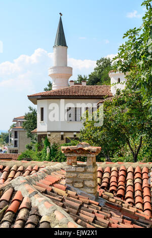 Le Palais de Balchik, l'accueil de la reine Marie de Roumanie, pendant l'occupation de la Roumanie, Bulgarie, Europe Banque D'Images