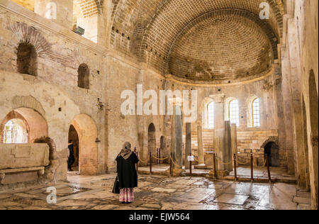 Chevet de l'église St Nicholas, Demre, Antalya Province, Région de l'Egée, la Turquie Banque D'Images