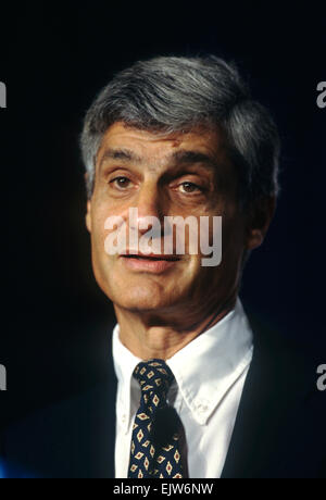 Le secrétaire américain au Trésor Robert Rubin, 19 septembre 1996 à Washington, DC. Banque D'Images