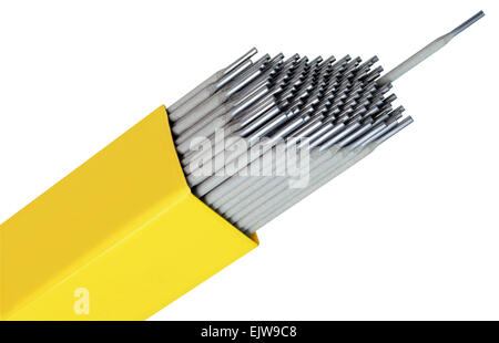 Les baguettes de soudure isolée avec Clipping Path Banque D'Images