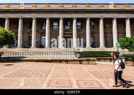 Johannesburg Afrique du Sud,Braamfontein,wits University,University of the Witwatersrand,enseignement supérieur,East Campus,Engineering Building,extérieur,plaz Banque D'Images