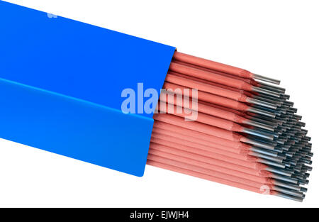 Les baguettes de soudure isolée avec Clipping Path Banque D'Images